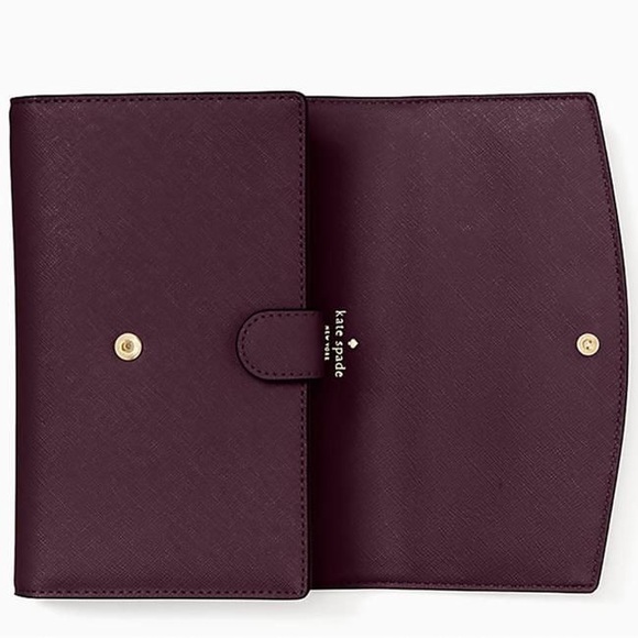 Kate Spade Laurel Way Winni Mini Deep Plum Leather - Picture 2 of 16